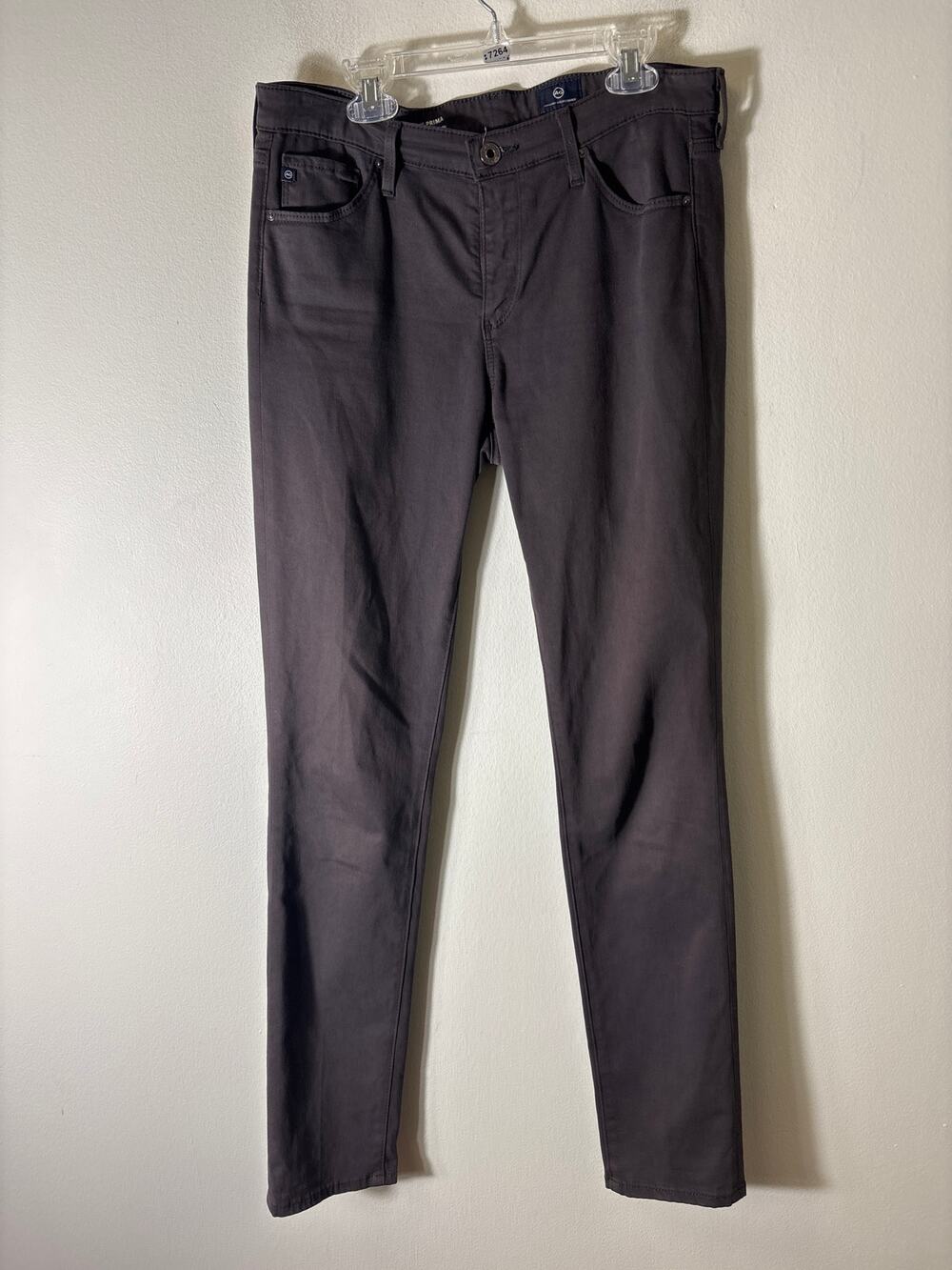 AG Dark Gray The Prima Mid Rise Cigarette Pants Sz 28R